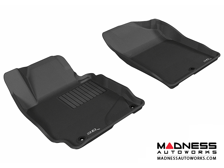 Hyundai Elantra Sedan/ Coupe Floor Mats (Set of 2) - Front - Black by 3D MAXpider
